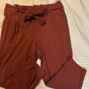 Paper bag waist pants